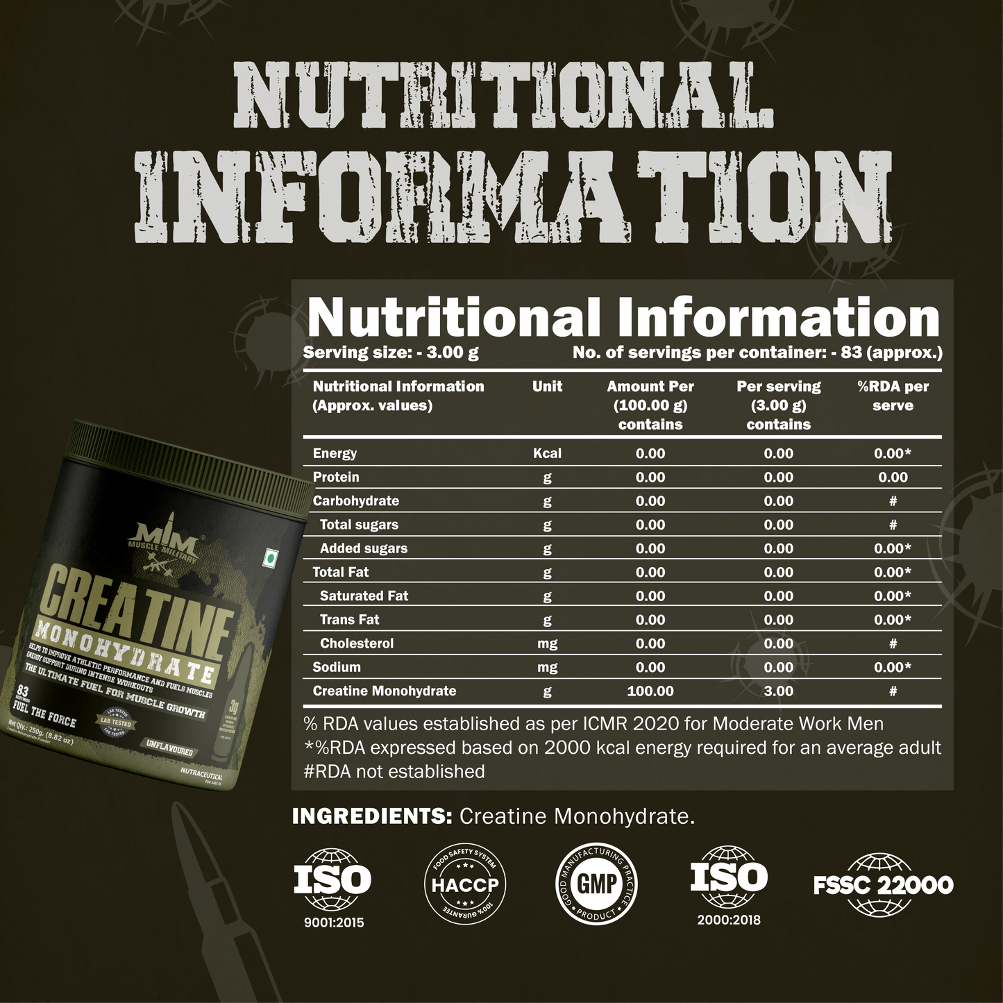 Creatine Monohydrate