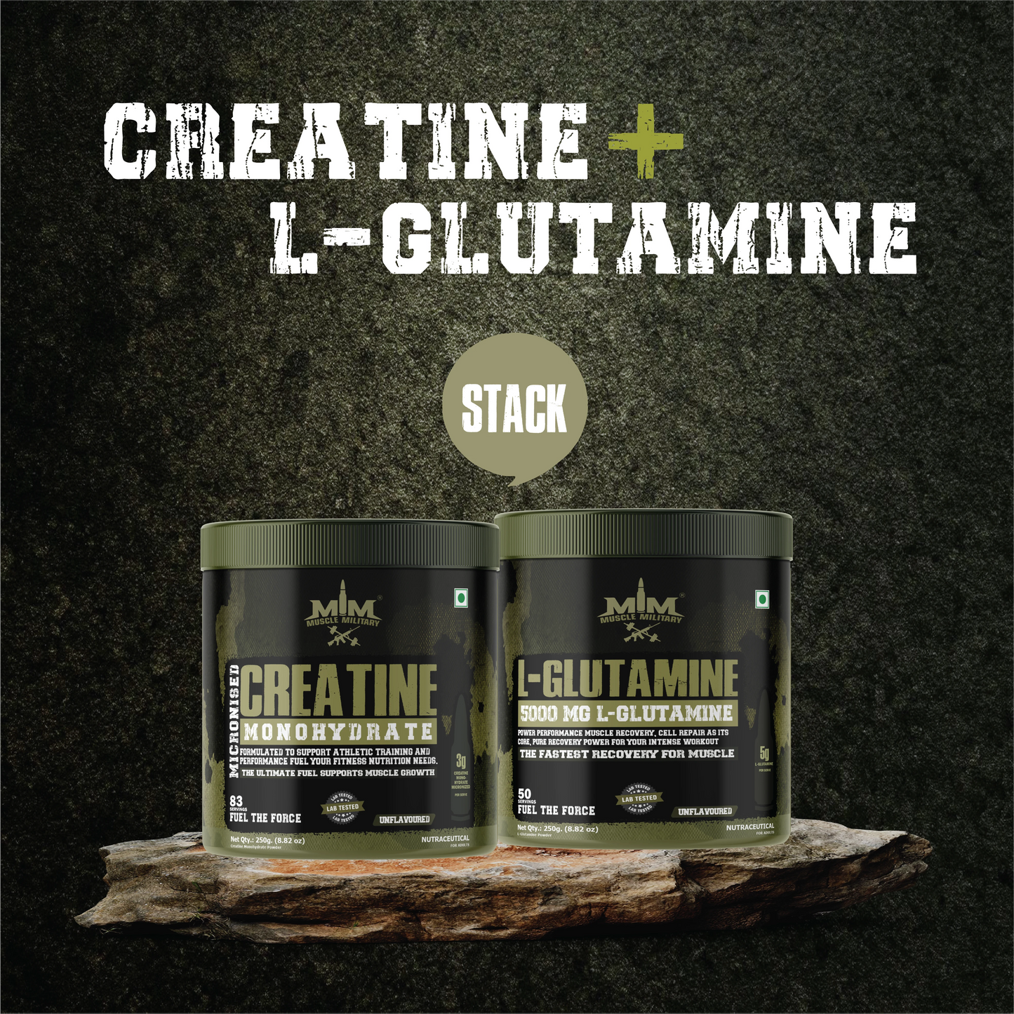 Creatine + Glutamine Stack