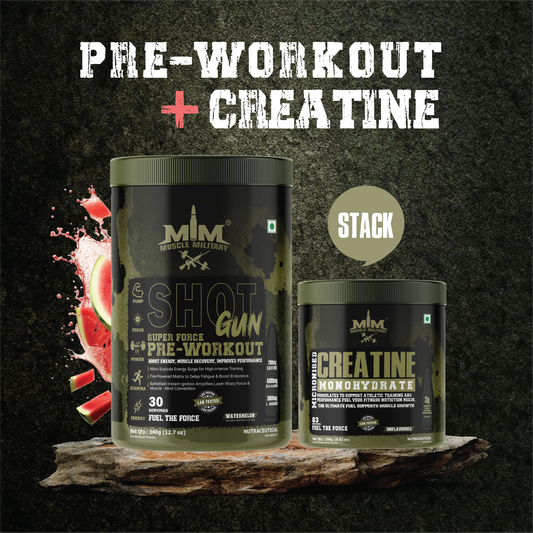 Preworkout + Cretaine Stack