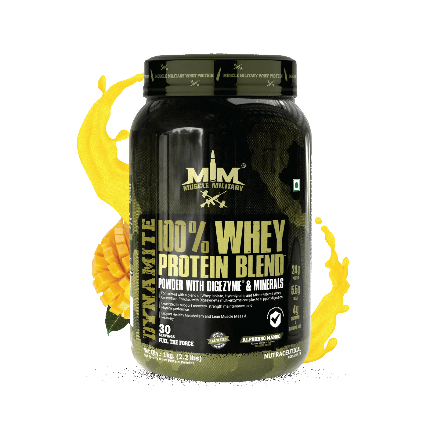 Dynamite 100% Whey Protein | Bcaa + Glutamine