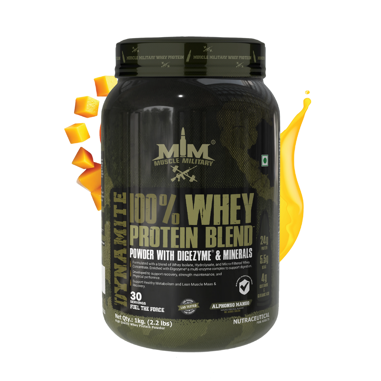 Dynamite 100% Whey Protein Blend