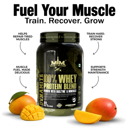 Dynamite 100% Whey Protein | Bcaa + Glutamine