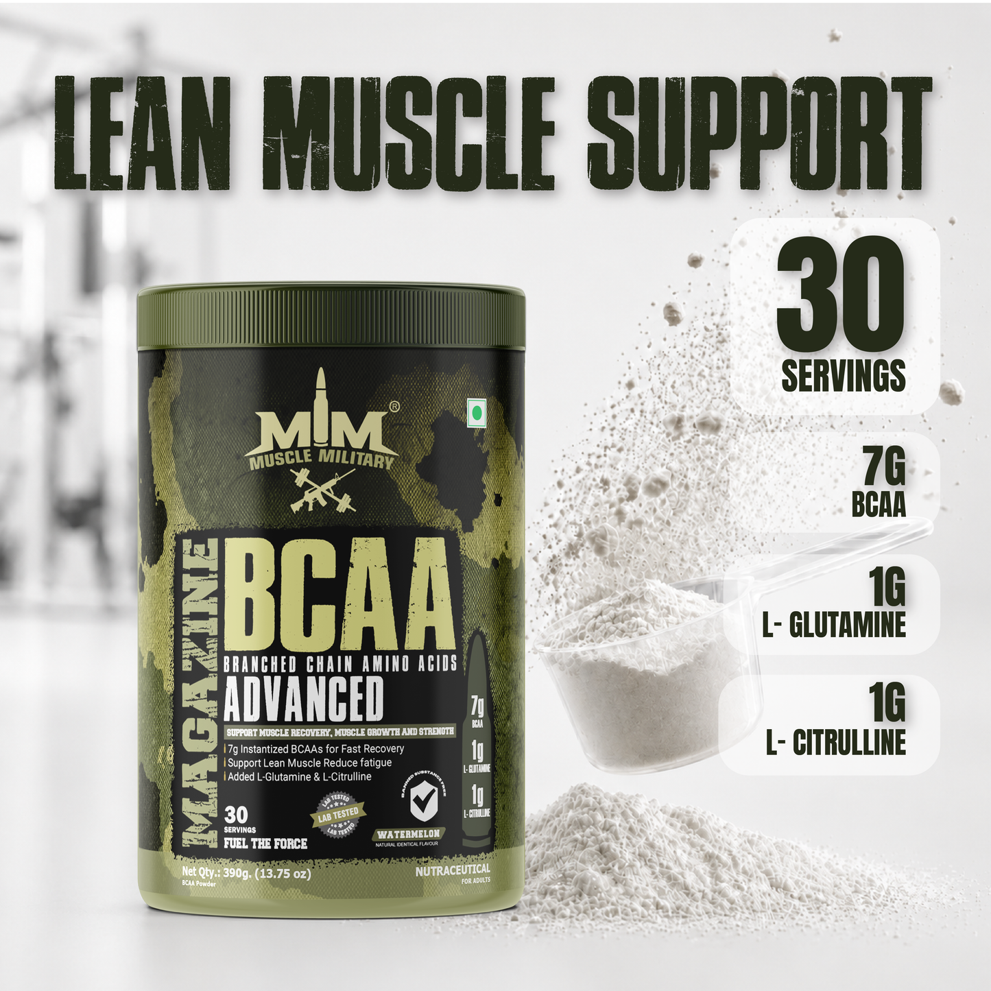 Shot Gun Pre-workout + Magazine BCAA + Hustler Shaker 700 ml