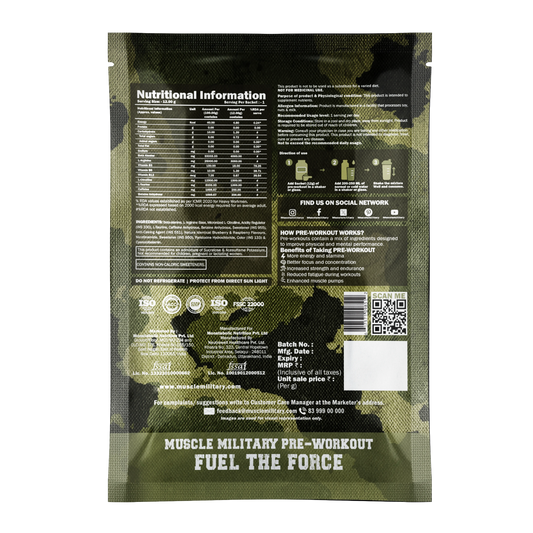 Shot Gun Pre-Workout  Single Serve / Travel Pack