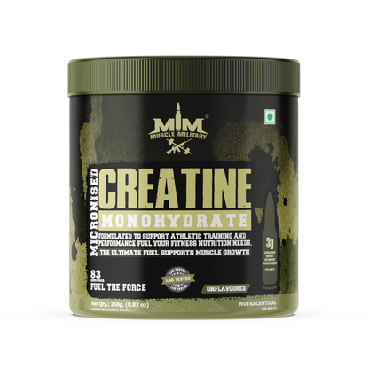 Micronised Creatine Monohydrate | 100% Pure Creatine | Unflavoured | 3g/Serve