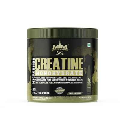 Micronised Creatine Monohydrate | 100% Pure Creatine | Unflavoured | 3g/Serve