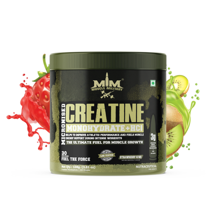Micronised Creatine Monohydrate + Creatine HCl | Dual Creatine Formula | 3.6g/Serve | 30 Servings