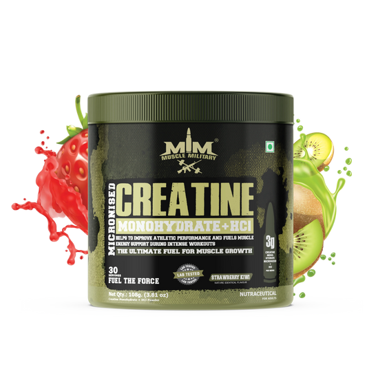 Micronised Creatine Monohydrate + Creatine HCl | Dual Creatine Formula | 3.6g/Serve | 30 Servings