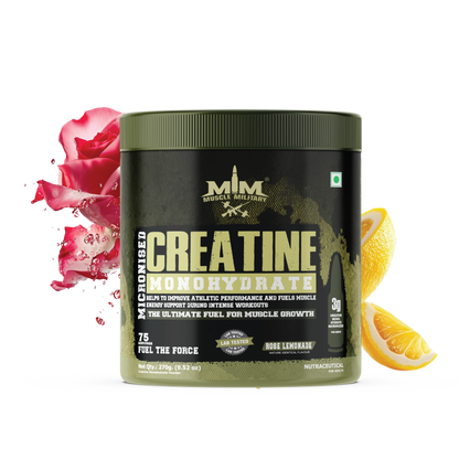 Micronised Creatine Monohydrate Flavoured | 100% Pure Creatine | 3.6g/Serve | 75 Servings