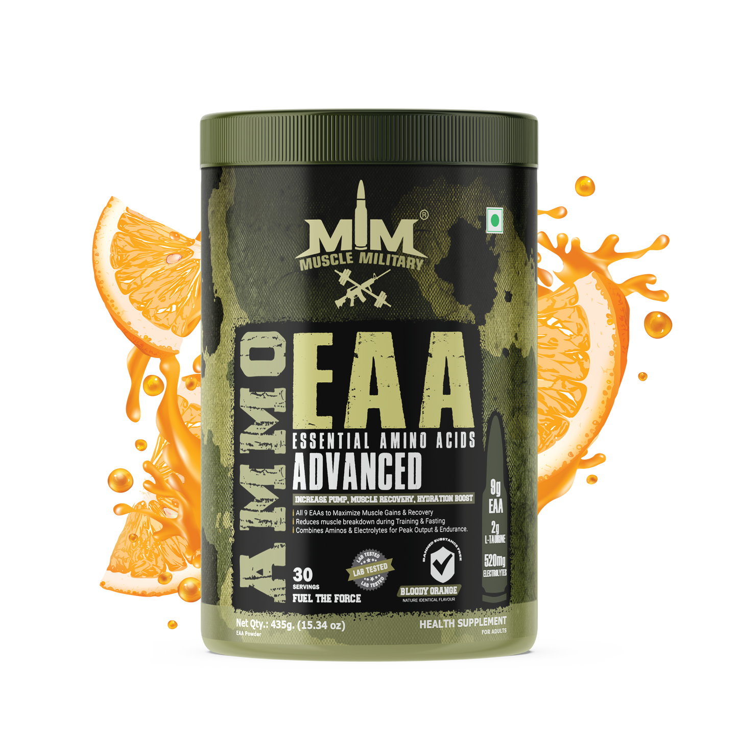 Ammo EAA (9 Essential Amino Acids) | 14.5g/Serve | 30 Servings