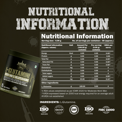 5000 MG L-Glutamine