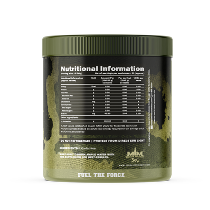 L-Glutamine 5000 mg | 100% Pure, No Additives, No Preservatives | 5g/Serve | 50 Servings