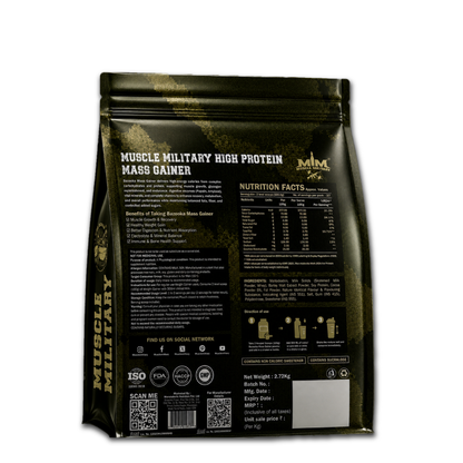 Bazooka Mass Gainer | High-Calorie Weight Gainer with Protein, Creatine & DigeZyme® | Muscle & Size Formula