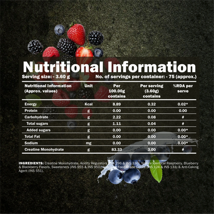 Creatine Monohydrate with Flavor