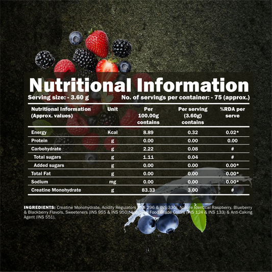 Creatine Monohydrate with Flavor