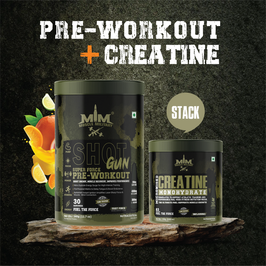 Preworkout + Cretaine Stack