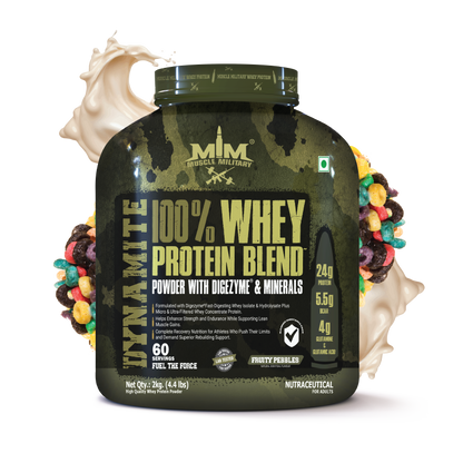 Dynamite 100% Whey Protein | Bcaa + Glutamine
