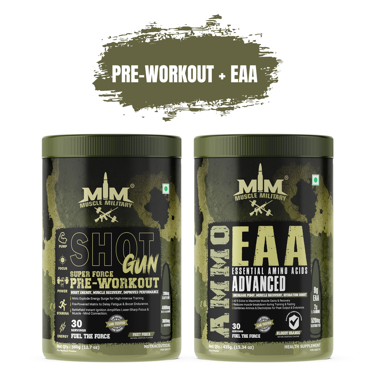 PRE-WORKOUT SHOTGUN +AMMO EAA COMBO