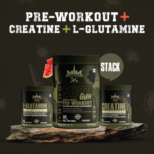 Pre-workout + Creatine + Glutamine