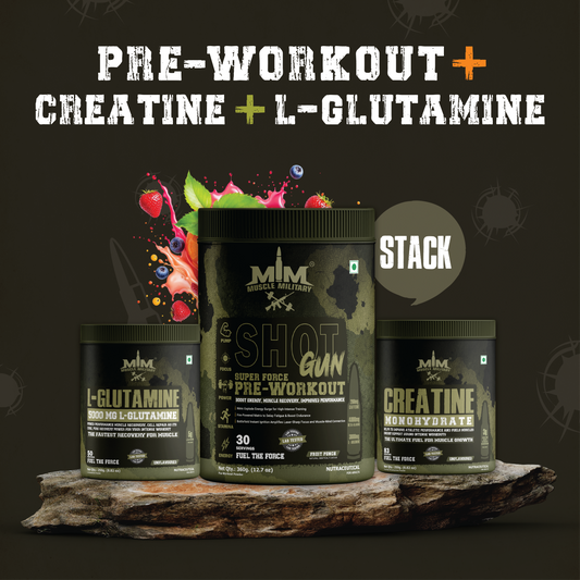 Pre-workout + Creatine + Glutamine