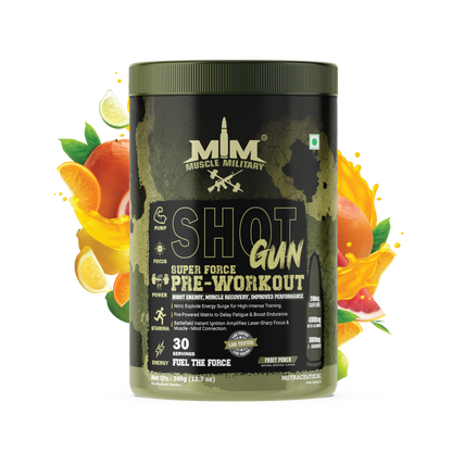 Shot Gun Pre-Workout (Super Force) | 12g/Serve | 30 Servings