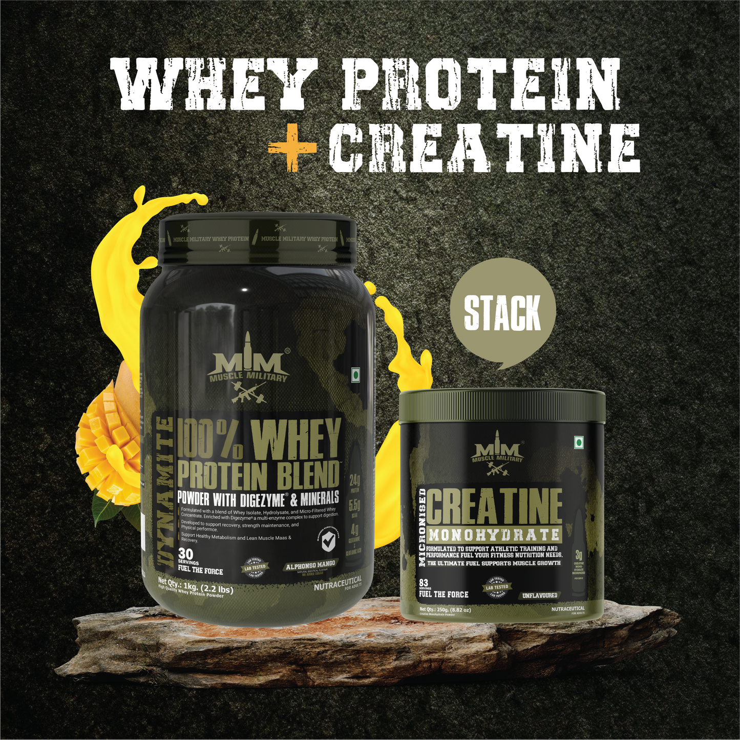 Whey Protein + Creatine