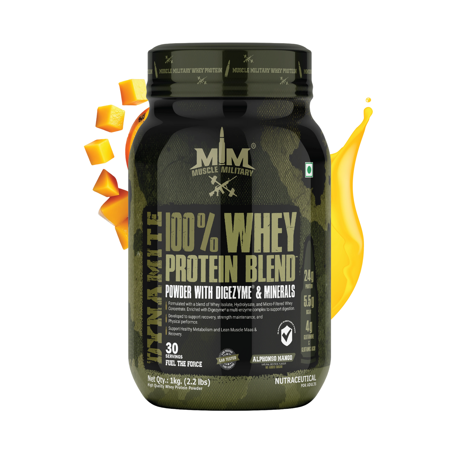 Dynamite 100% Whey Protein Blend