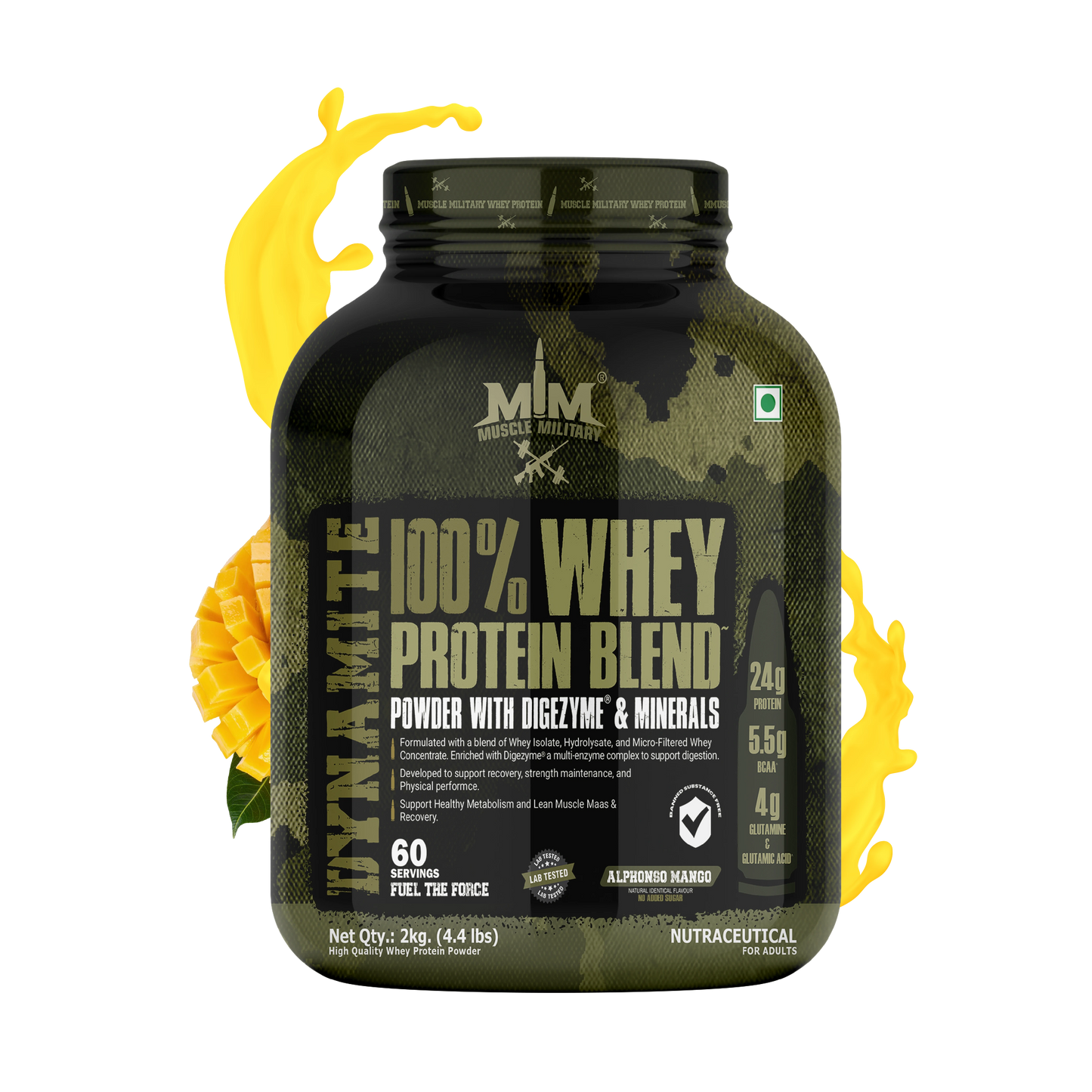 Dynamite 100% Whey Protein Blend