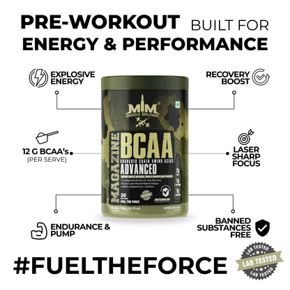 Magazine BCAA (Intra Workout Catalyst) | 13g/Serve | 30 Servings