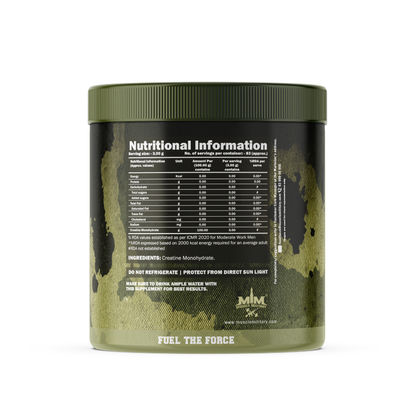 Micronised Creatine Monohydrate | 100% Pure Creatine | Unflavoured | 3g/Serve