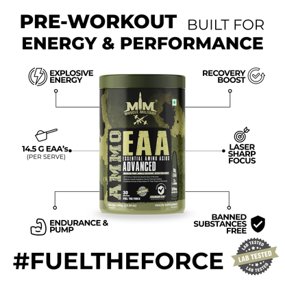 Ammo EAA (9 Essential Amino Acids) | 14.5g/Serve | 30 Servings