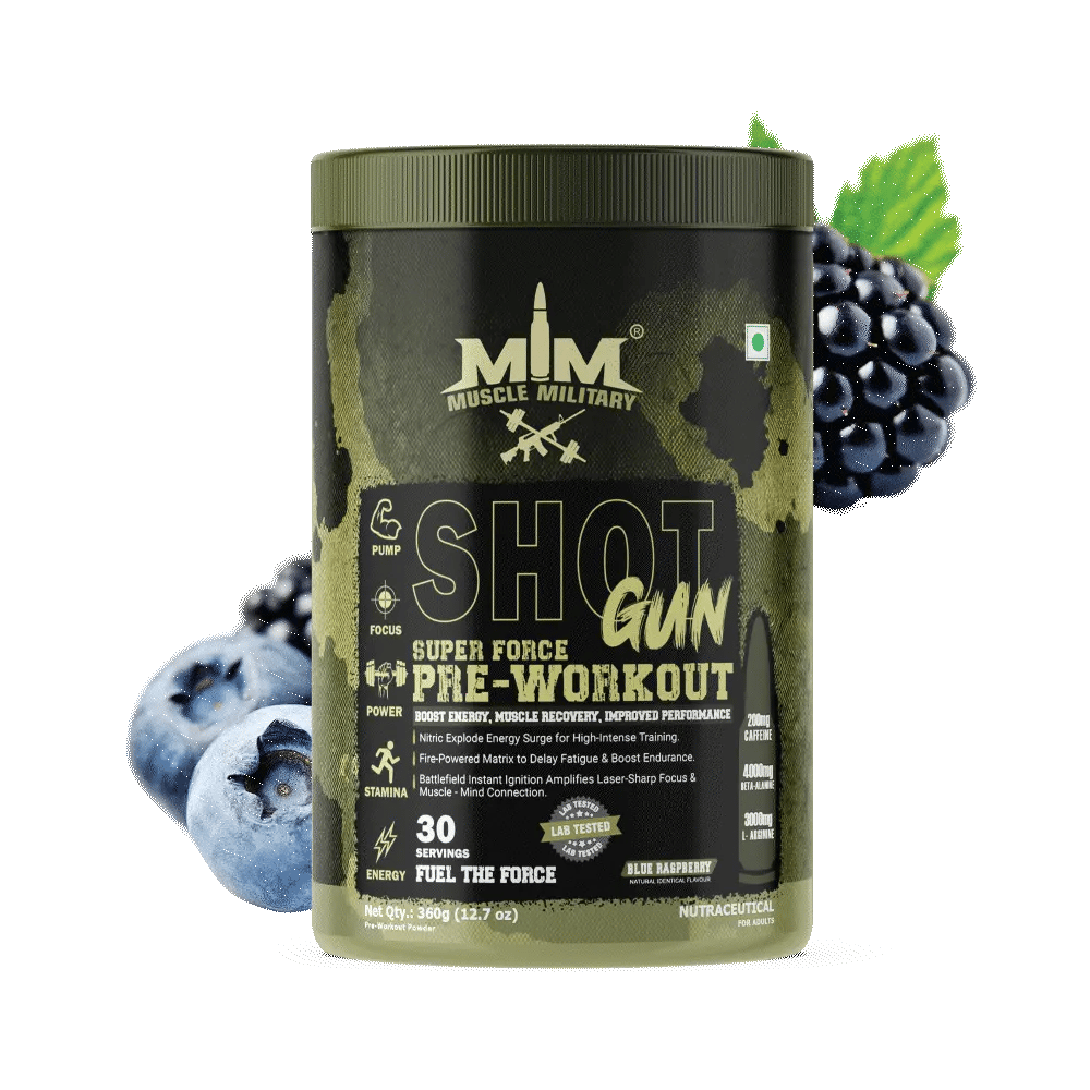 Shot Gun Pre-Workout (Super Force) | 12g/Serve | 30 Servings