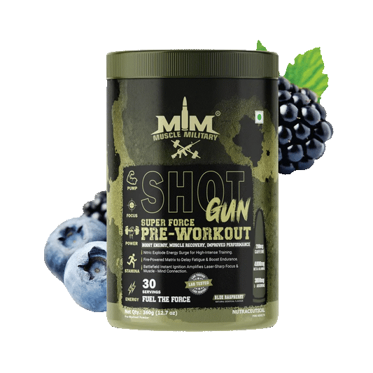 Shot Gun Pre-Workout (Super Force) | 12g/Serve | 30 Servings