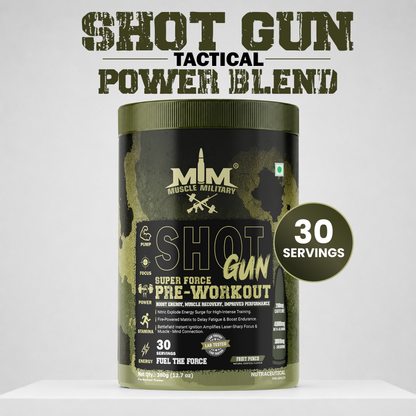 Shot Gun Pre-Workout (Super Force) | 12g/Serve | 30 Servings