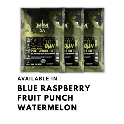 Shot Gun Pre-Workout | Single Serve | Travel Pack | 12g/Serve