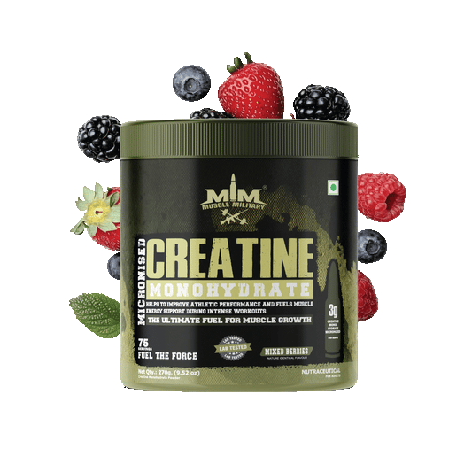 Micronised Creatine Monohydrate Flavoured | 100% Pure Creatine | 3.6g/Serve | 75 Servings